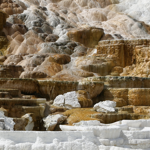 Terraces at Mammoth Hot Springs, Yellowstone National Park, Wyoming